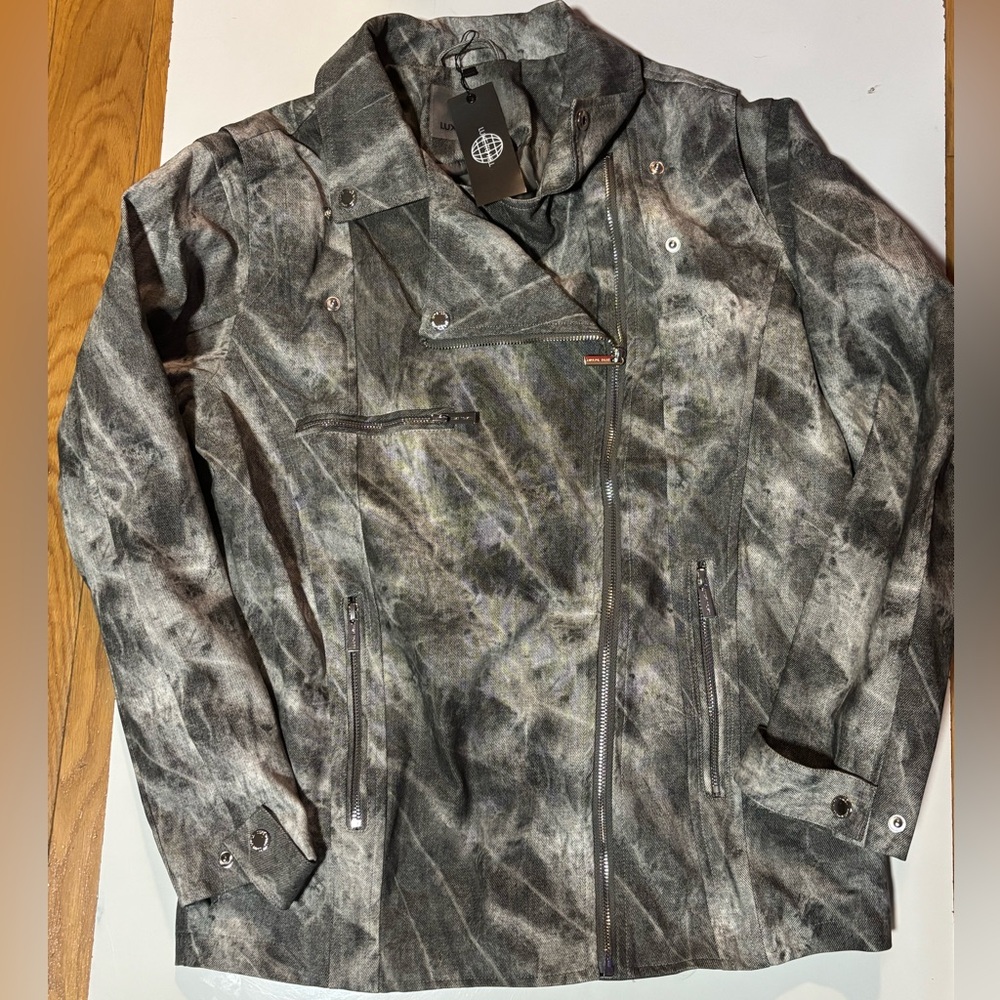 Luxe to kill Oversized Vintage Biker Jacket‎ sz 4